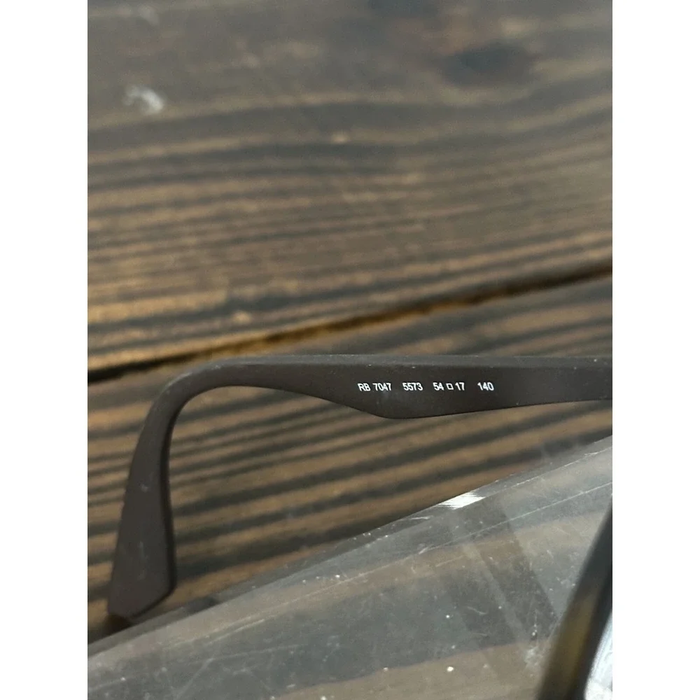 Ray-Ban Optics RB7047-5573 Matte Havana Full Rim Square Eyeglasses Frame 140 - Picture 4 of 6